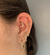 Argola para daith titânio PVD GOLD - comprar online