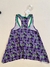 Regata roxa estampada planet - m