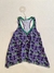 Regata roxa estampada planet - m - comprar online