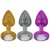 PLUG ANAL M EM ABS COM GLITTER LINHA LESS HARD