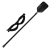 KIT TIAZINHA COM CHIBATA RETANGULAR DOMINATRIXXX - comprar online