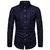 Camisas casuais de negócios com estampa de pontos M-5XL para o verão manga curta regular tamanho grande roupas formais masculinas escritório abotoado blusas - loja online