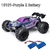 Carros Rc Off Road 4x4 com farol de LED, escala 1/16 Rock Crawler 4WD 2.4G 50KM alta velocidade drift controle remoto Monster Truck brinquedos