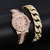 Relógios de diamante femininos relógios de ouro relógios de pulso femininos marca de luxo strass relógios femininos femininos relogio feminino - Santuario Digital