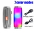 Alto-falante portátil compatível com Bluetooth, coluna de graves sem fio, à prova d'água, alto-falantes USB ao ar livre, suporte AUX TF, subwoofer LED na internet
