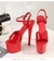 Sapatos femininos da marca shuzumiao pole dance 15 17 20 cm sandálias salto alto plataforma sexy moda sapatos pretos sapatos de festa femininos - comprar online