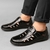 Sandálias masculinas de verão aconchegantes oco antiderrapante macio fresco iluminado respirável all-match clássico wearable moda casual sandálias de couro - comprar online
