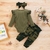 Roupas de bebê de camuflagem para meninos, meninas, 3 peças, roupas de bebê, tricô, conjuntos de outono para bebê, manga longa, criança, roupas de outono, recém-nascidos na internet