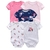 Imagem do 2022 macacão de bebê 5-pack infantil macacão infantil roupas de menino e meninas verão alta qualidade listrado ropa bebe traje de roupas