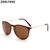 ZXWLYXGX Retro Masculino Redondo Óculos de Sol Redondo Feminino Homens Marca Óculos de Sol Para Senhora Liga Espelho Óculos De Sol