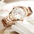 CURREN Relógio Feminino Relógios Feminino Relógios Feminino 9007 Aço Pulseira Feminino Relógio Feminino Relogio Feminino Montre Femme