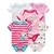 2022 macacão de bebê 5-pack infantil macacão infantil roupas de menino e meninas verão alta qualidade listrado ropa bebe traje de roupas