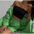 Agasalho Feminino Shorts Camisa Conjunto de Duas Peças Conjunto Verde Manga Longa Top Shorts Terno 2022 Verão Casual Feminino Roupas de Peito Único - comprar online