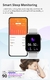 Imagem do COLMI C60 Smartwatch 1,9 polegada tela cheia Bluetooth chamada monitor de sono de freqüência cardíaca 19 modelos esportivos relógio inteligente para homens e mulheres