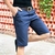 Calções 100% Algodão Sólido Verão Masculino de Alta Qualidade Casual Business Social Bermudas Shorts Hombre Meia Calça