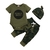 Roupas de bebê de camuflagem para meninos, meninas, 3 peças, roupas de bebê, tricô, conjuntos de outono para bebê, manga longa, criança, roupas de outono, recém-nascidos na internet