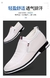 Imagem do Sapatos Masculinos Casuais de Couro Genuíno Mocassins Masculinos de Luxo Respirável Deslizamento em Preto Sapato de Condução Homem Baixo Top Negócios Sapatos de Couro de Vaca