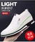 Imagem do Sapatos Masculinos Casuais de Couro Genuíno Mocassins Masculinos de Luxo Respirável Deslizamento em Preto Sapato de Condução Homem Baixo Top Negócios Sapatos de Couro de Vaca