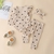 Imagem do Conjunto de roupa de bebê menina 3 peças recém-nascido criança infantil meninas roupas plissado estampa de flores manga longa macacão macacão + calça + faixa de cabeça infantil