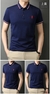 Top Grau Novo Designer Logo Marca Verão Camisas Polo Masculinas Com Manga Curta Gola Abaixada Tops Casuais Modas Roupas Masculinas - loja online