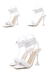 2022 Novo Design de Moda de Verão Weave Sandálias Femininas Transparente Estranho Salto Alto Sandálias Femininas Sapatos Abertos Tamanho Grande 42 43