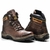 Coturno Caterpillar Cat Bota Couro Legitimo Solado Macio