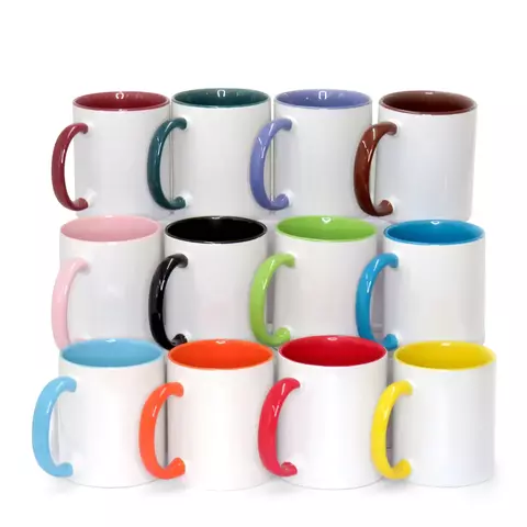 Caneca Interior e Alça Colorida 325 ML - comprar online