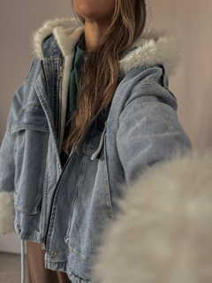 Campera over jeans - peluche en internet