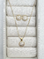 Conjunto Circulo Cravejado Micro Zirconias Banhado em Ouro 18K - comprar online