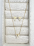 Conjunto Triângulo Liso e Cravejado Banhado em Ouro 18K na internet