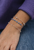 Pulseira de Prata Toda Elos Corações - loja online
