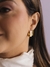 Brinco Argola Quadrada Lisa Banhado a Ouro 18K - comprar online