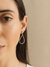 Brinco De Prata Gota Lisa Vazada c/ Bola Prata Em Cima 4CM na internet