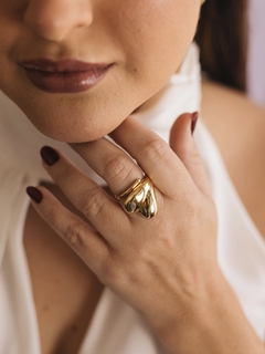 Anel Eloá Regulável Banhado a Ouro 18K - comprar online