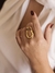 Anel Orgânico Grande Vazado Regulável Banhado a Ouro 18K - comprar online