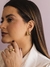 Brinco Argola Gota Lisa Banhada a Ouro 18K - SORA JOIAS