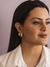 Argola Aura Banhada a Ouro 18K - SORA JOIAS