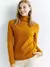 Blusa de Lã Gola Alta para Inverno