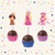 Toppers de Docinho - Barbie Boiadeira
