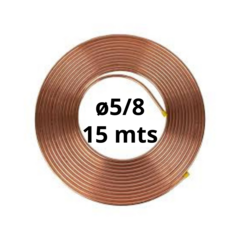 TUBO COBRE MALEAVEL 5/8 PAREDE 1/32 0.340 KG P/METRO