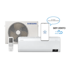 Imagem do Ar Condicionado Split Hi-Wall Samsung WindFree Connect Inverter 9.000 Btu/h Quente/Frio 220V | AR09BSEAAWKNAZ