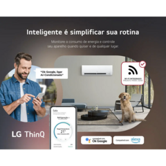 Ar Condicionado Split Hi-Wall LG Dual Inverter Voice +AI 12.000 BTU/h Quente/Frio 220V | S3-W12JA31A - REFRI IGLOO