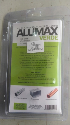 SOLDA ALUMAX BARRA VERDE - comprar online