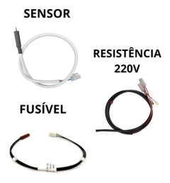 Kit Resistência Sensor Fusível Continental Bosch 220v