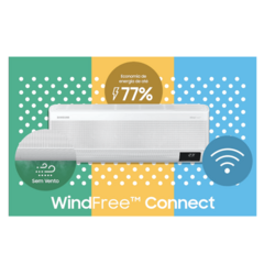 Ar Condicionado Split Hi-Wall Samsung WindFree Connect Inverter 9.000 Btu/h Quente/Frio 220V | AR09BSEAAWKNAZ - loja online