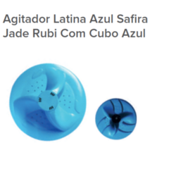 Agitador Latina Azul Safira Jade Rubi Com Cubo Azul - comprar online