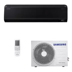 Ar Condicionado Split Hi-Wall Inverter Samsung WindFree Black Edition Sem Vento 24.000 Btu/h Quente/Frio 220v | AR24CSEC