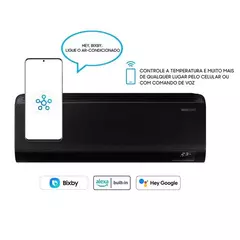 Ar Condicionado Split Hi-Wall Inverter Samsung WindFree Black Edition Sem Vento 24.000 Btu/h Quente/Frio 220v | AR24CSEC na internet
