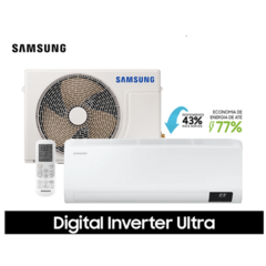 Imagem do Ar Condicionado Split Hi-Wall Samsung Digital Ultra Inverter 12.000 Btu/h Quente/Frio 220V | AR12BSHZCWKNAZ