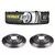 Kit discos Honda City/Fit 1.5 16V 09/-- trasero con Kit (Solido)